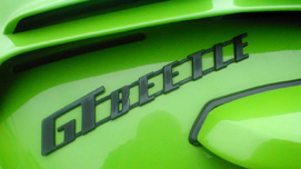 GT Beetle matt black badge