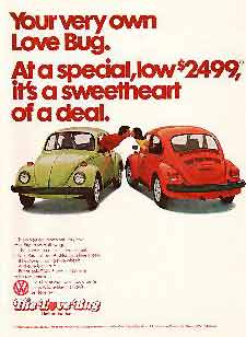 The Love Bug advertisement
