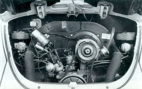 SP engine with Theo. Decker twin carburettors
